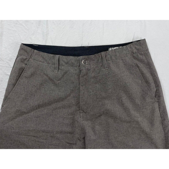 Volcom Surf&Turf 4-Way Stretch Hybrid Chino Shorts. Gray, Heather Men's 32. EUC! - Picture 2 of 5